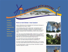 Tablet Screenshot of ferienhaus-muehlenpark.de
